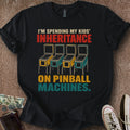 Printify T-Shirt Black / S Pinball Inheritance T-Shirt