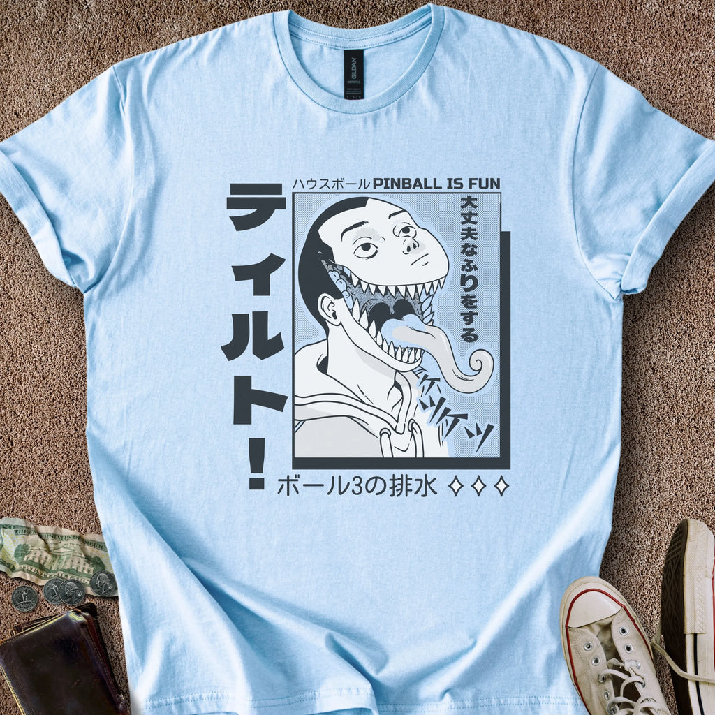 Printify T-Shirt Light Blue / M Pinball is "Fun" T-Shirt