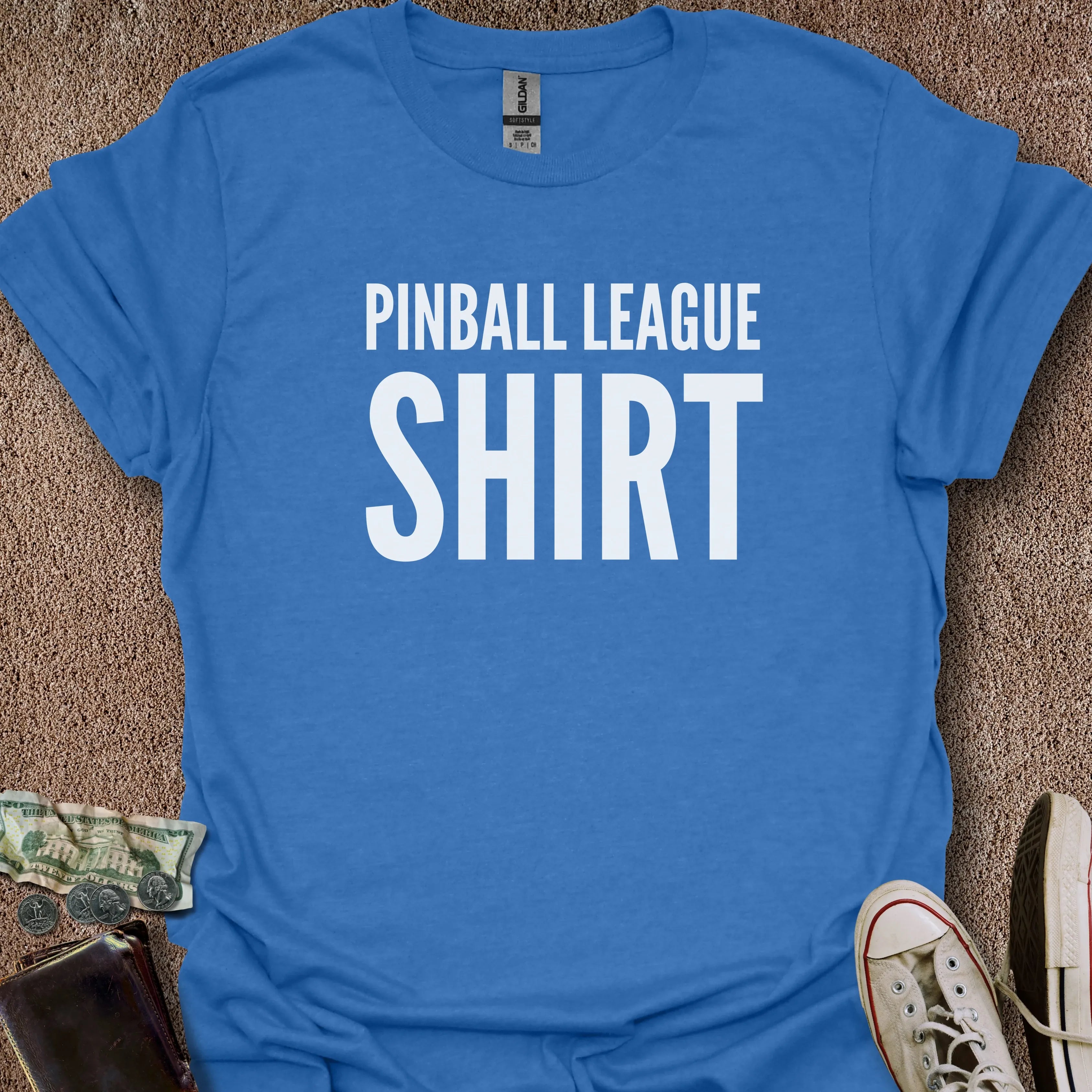 Printify T-Shirt Royal / S Pinball League T-Shirt