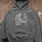 Printify Hoodie Dark Heather / S Pinball Sasquatch Hoodie