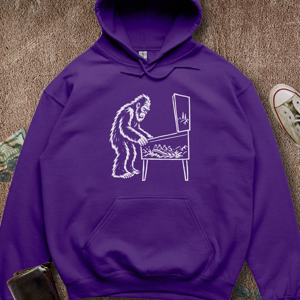 Printify Hoodie Purple / S Pinball Sasquatch Hoodie