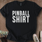 Printify T-Shirt Black / S Pinball Shirt T-Shirt