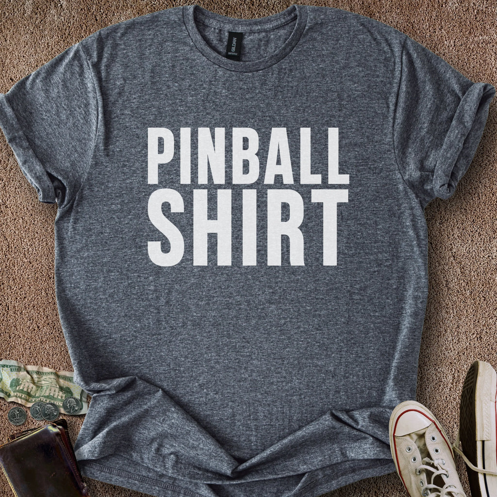 Printify T-Shirt Dark Heather / S Pinball Shirt T-Shirt