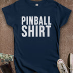 Printify T-Shirt S / Navy Pinball Shirt Women's T-Shirt