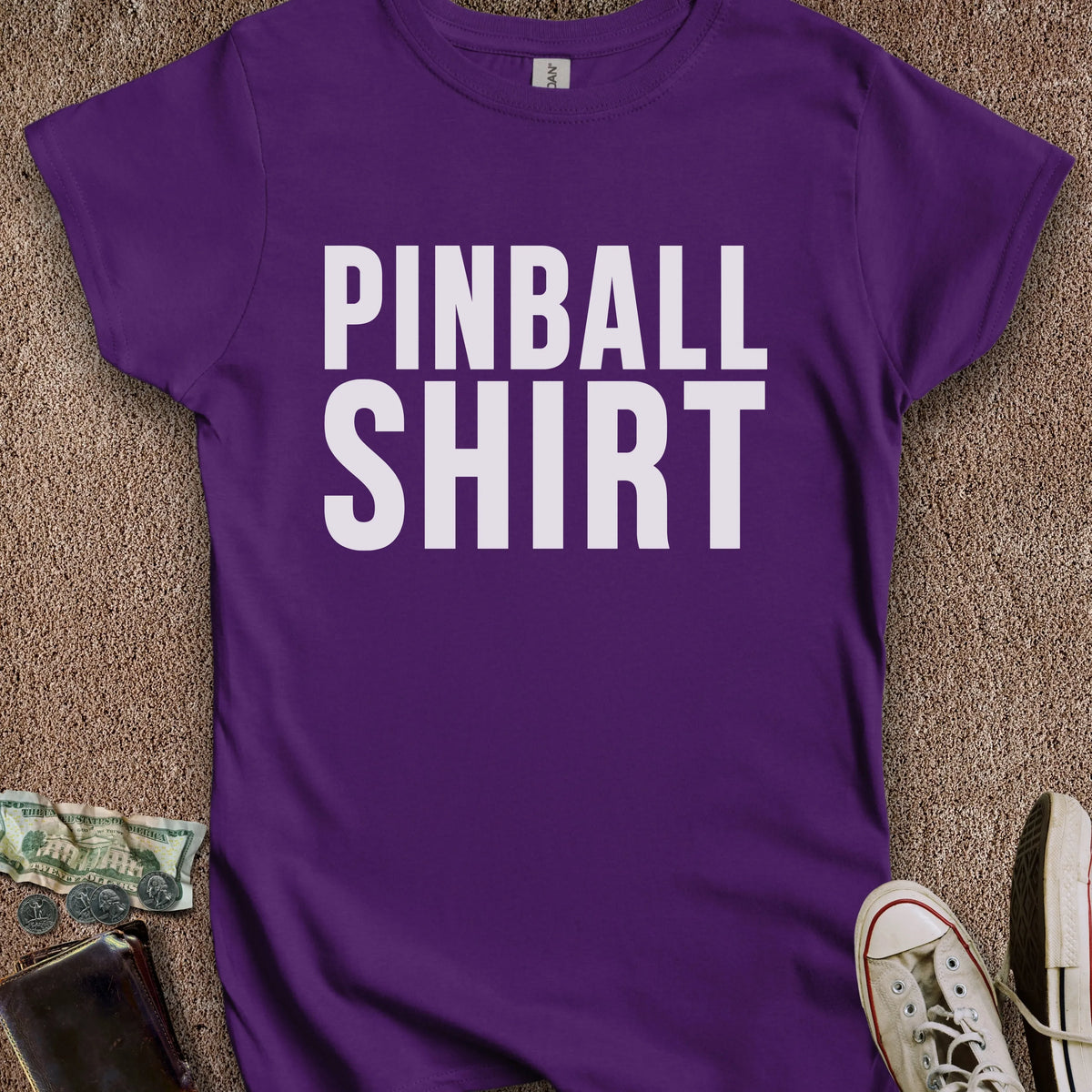 Printify T-Shirt S / Purple Pinball Shirt Women's T-Shirt