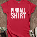 Printify T-Shirt S / Red Pinball Shirt Women's T-Shirt