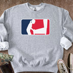 Printify Sweatshirt S / Sport Grey Pinball Sports Logo Female Sweatshirt
