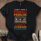 Printify T-Shirt Black / S Pinball Storage Problem T-Shirt