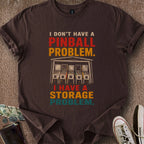 Printify T-Shirt Dark Chocolate / S Pinball Storage Problem T-Shirt