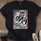 Printify T-Shirt Black / S Pinball Therapy T-Shirt