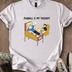 Printify T-Shirt Ice Grey / S Pinball Therapy T-Shirt