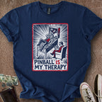 Printify T-Shirt Navy / S Pinball Therapy T-Shirt