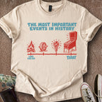 Printify T-Shirt Pinball Timeline T-Shirt