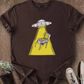 Printify T-Shirt Dark Chocolate / S Pinball UFO T-Shirt