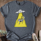 Printify T-Shirt Dark Heather / S Pinball UFO T-Shirt