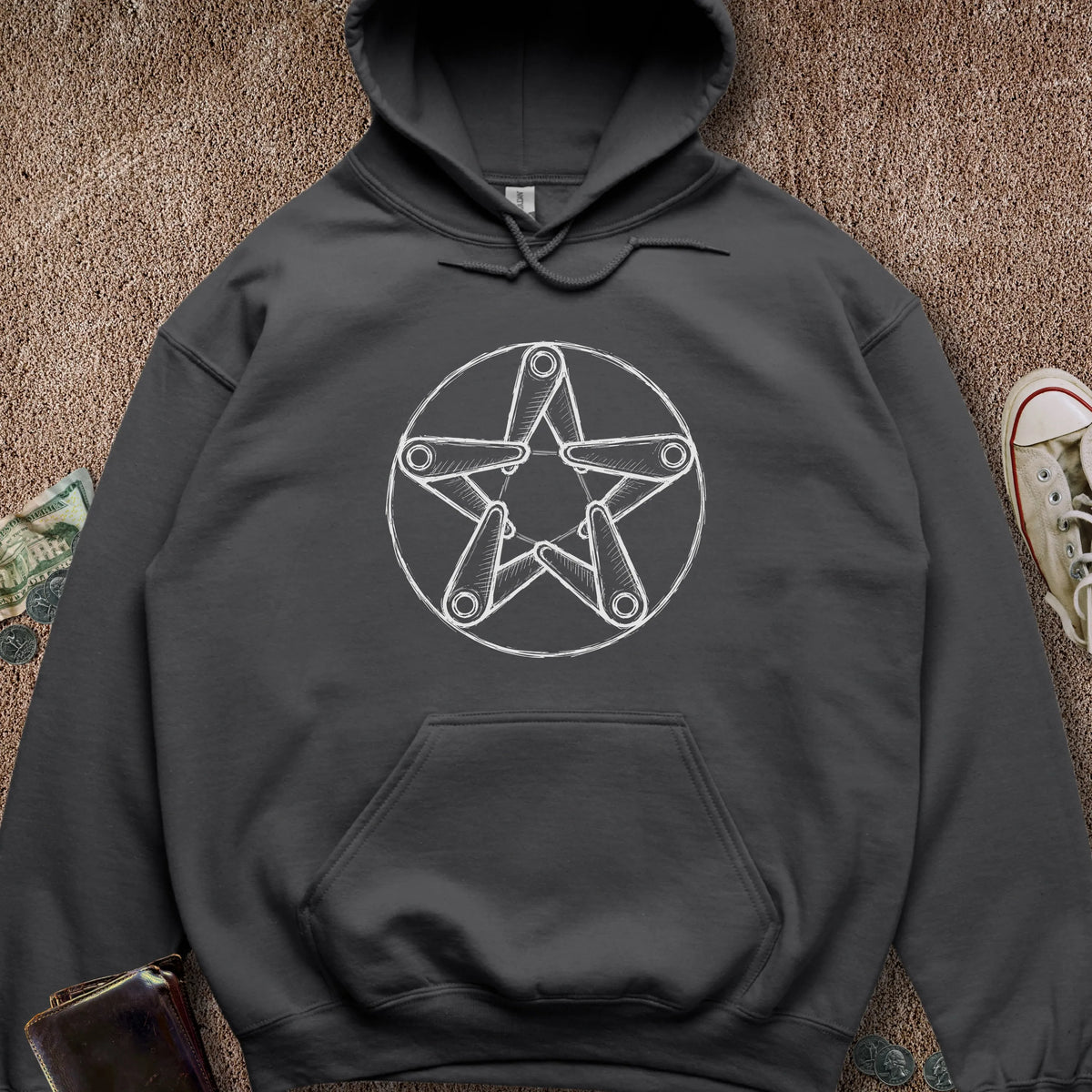 Printify Hoodie Charcoal / S Pintagram Hoodie