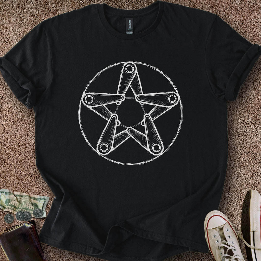 Printify T-Shirt Black / S Pintagram T-Shirt