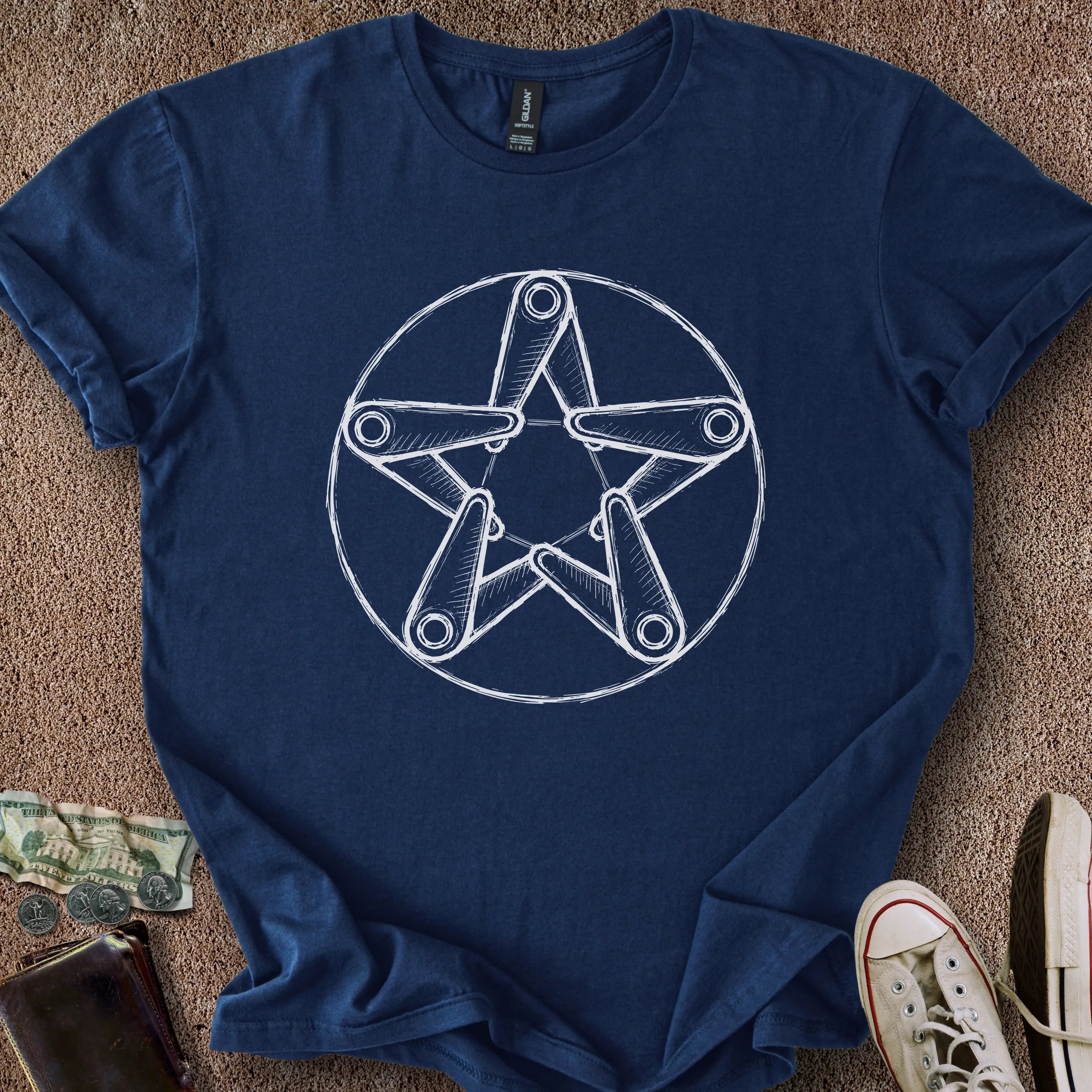 Printify T-Shirt Navy / S Pintagram T-Shirt