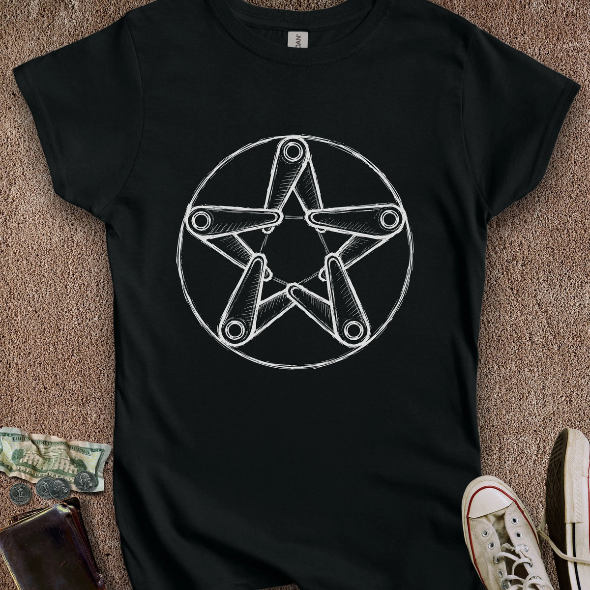 Printify T-Shirt S / Black Pintagram Women's T-Shirt