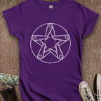 Printify T-Shirt S / Purple Pintagram Women's T-Shirt