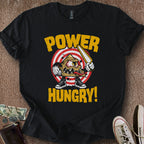 Printify T-Shirt Black / S Power Hungry T-Shirt