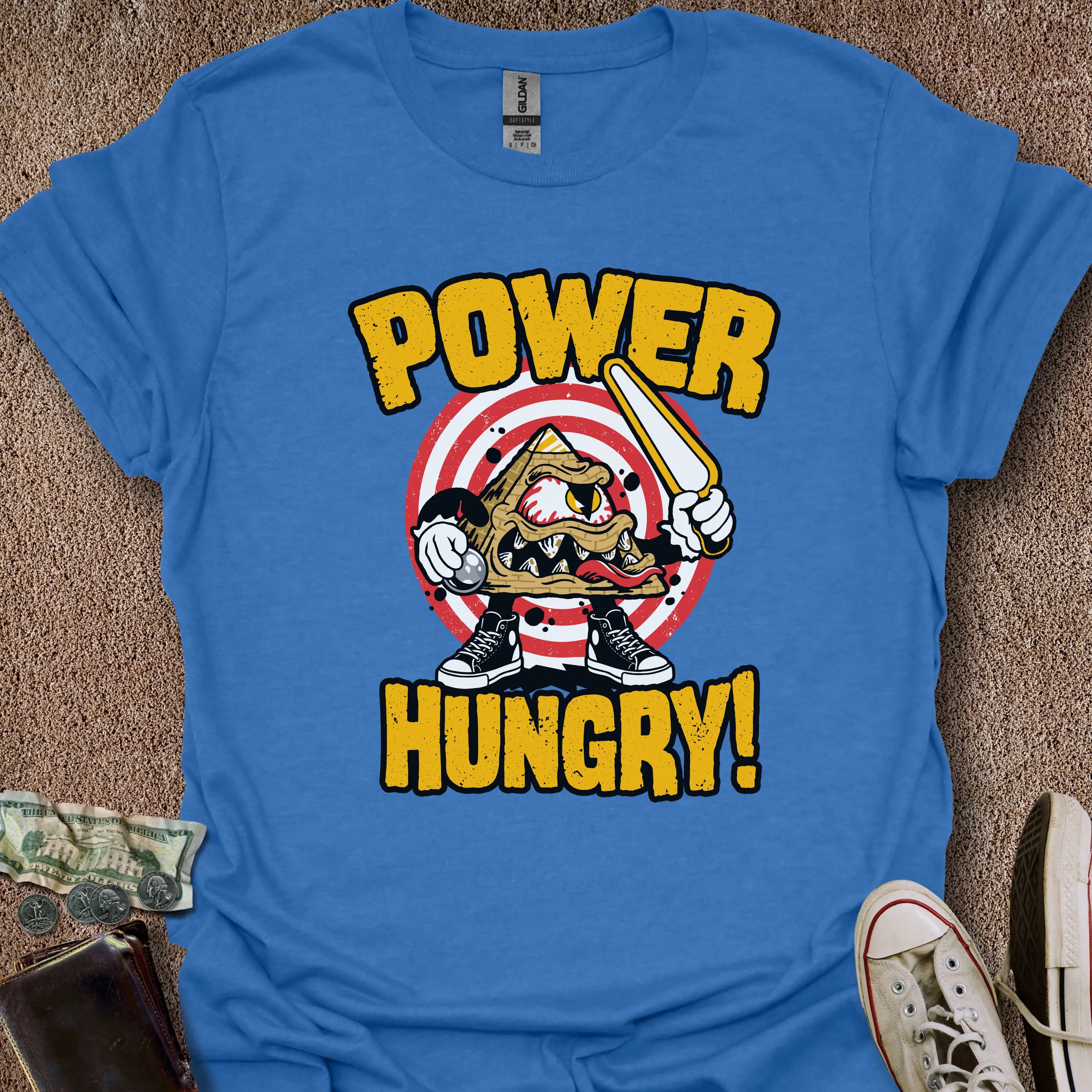 Printify T-Shirt Heather Royal / S Power Hungry T-Shirt