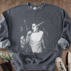 Printify Sweatshirt S / Dark Heather Primped Punk Sweatshirt