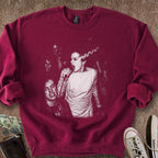 Printify Sweatshirt S / Maroon Primped Punk Sweatshirt
