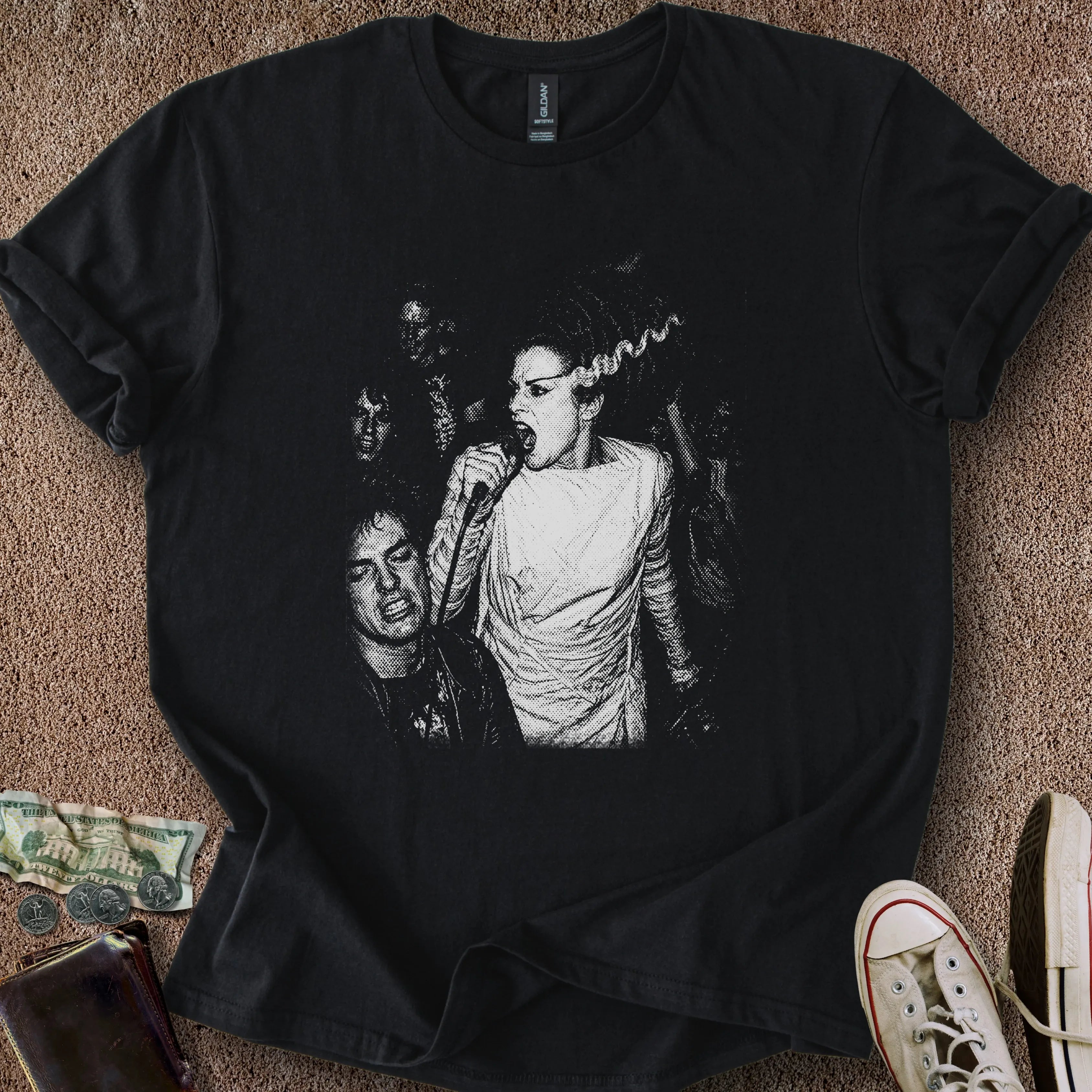 Printify T-Shirt Black / S Primped Punk T-Shirt