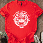Printify T-Shirt Red / S Quit Playing w/the Clock T-Shirt