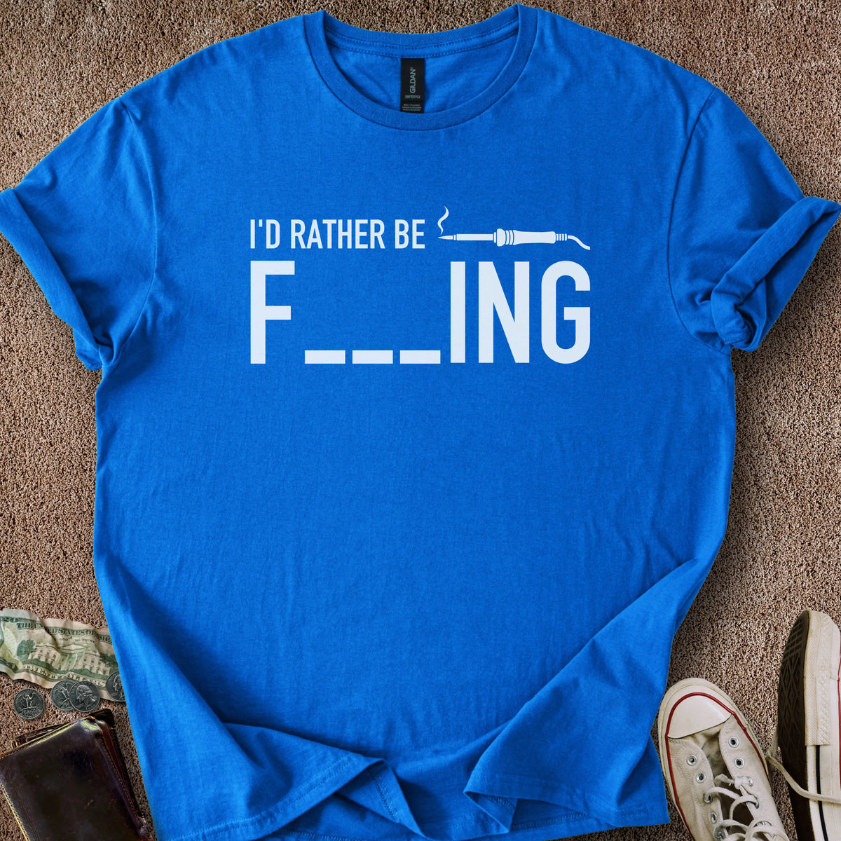 Printify T-Shirt Royal / S Rather Be Fluxing T-Shirt