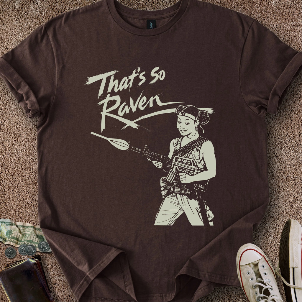 Printify T-Shirt Dark Chocolate / S Raven Parody T-Shirt