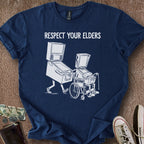 Printify T-Shirt Navy / S Respect Your Elders T-Shirt