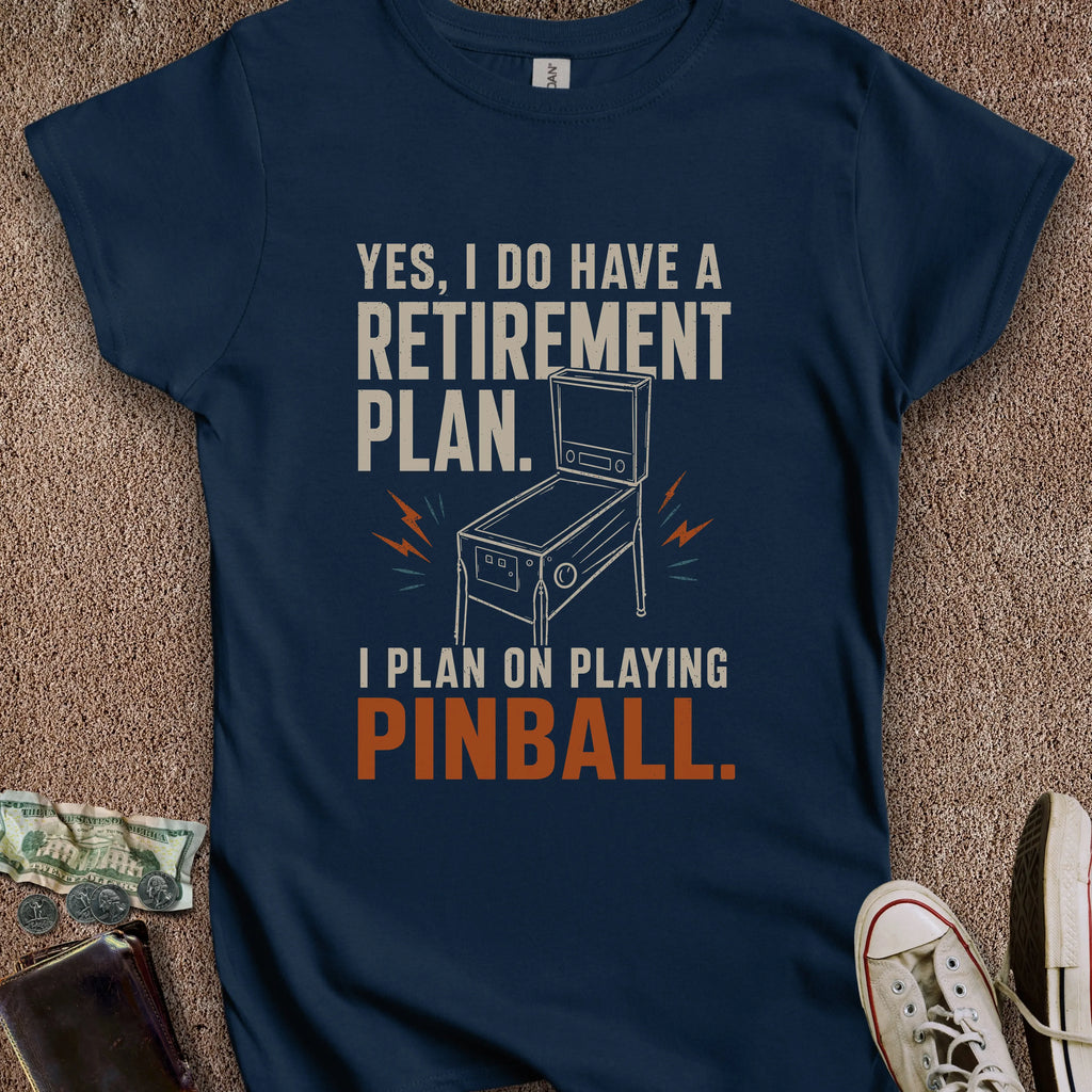 Printify T-Shirt S / Navy Retirement Plan Women's T-Shirt
