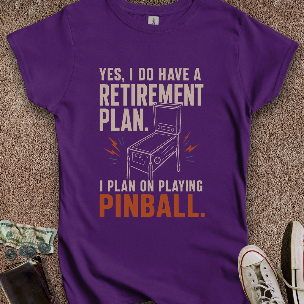 Printify T-Shirt S / Purple Retirement Plan Women's T-Shirt