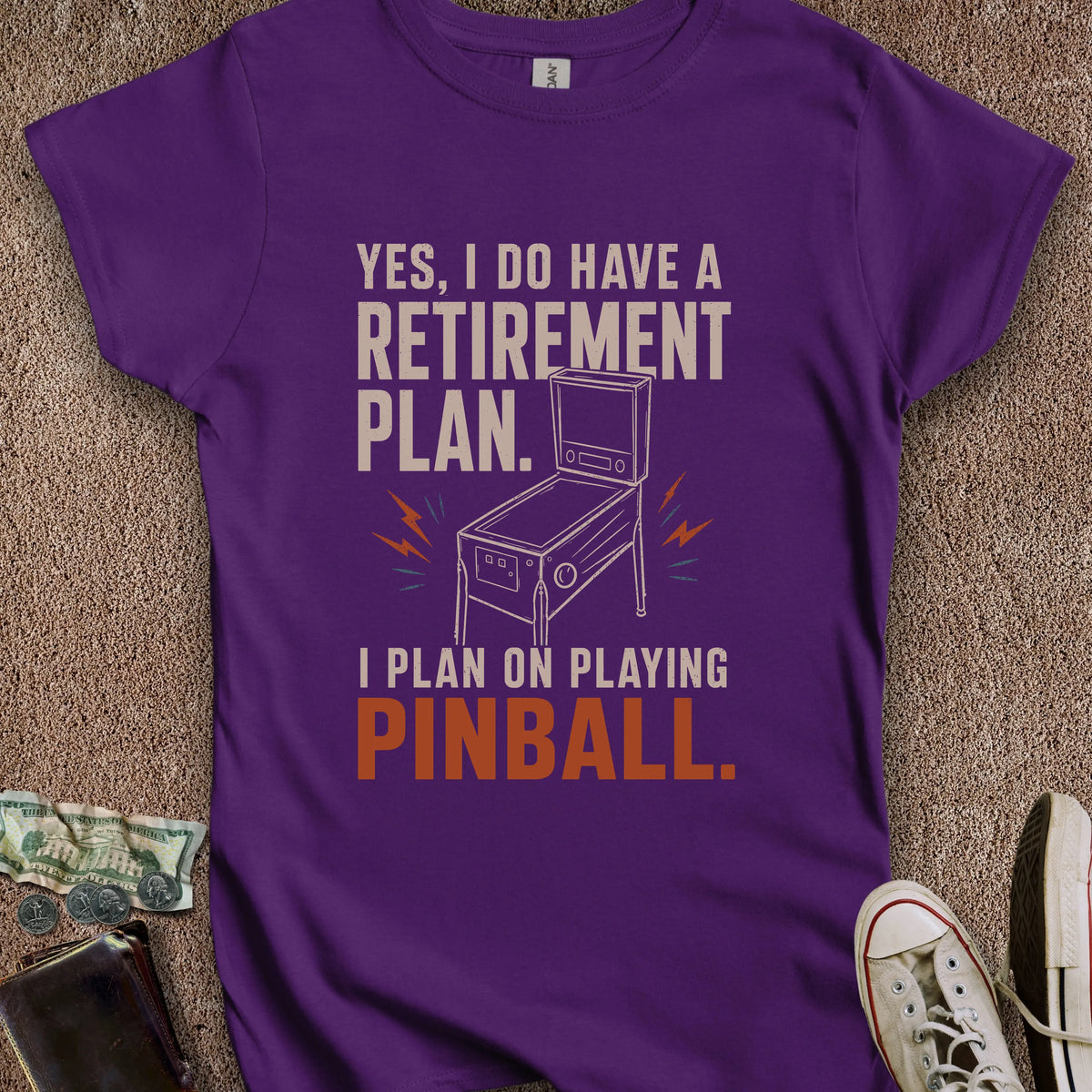 Printify T-Shirt S / Purple Retirement Plan Women's T-Shirt