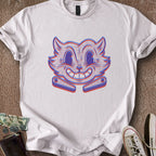 Printify T-Shirt Ice Grey / S Risograph Pinball Cat T-Shirt