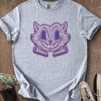 Printify T-Shirt Sport Grey / S Risograph Pinball Cat T-Shirt