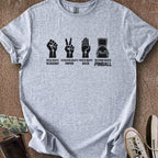 Printify T-Shirt Sport Grey / S Rock Paper Scissors Pinball T-Shirt