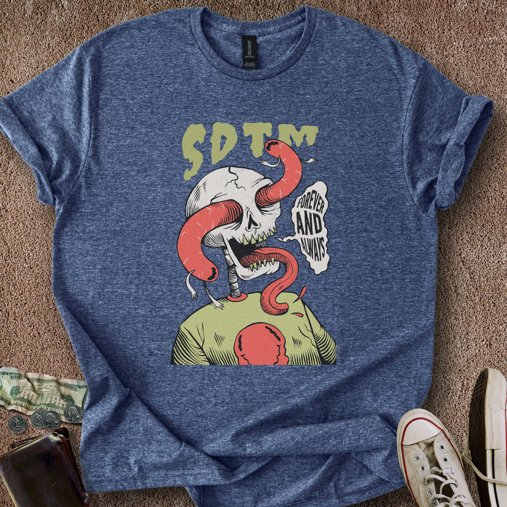 Printify T-Shirt Heather Navy / S SDTM Snake T-Shirt