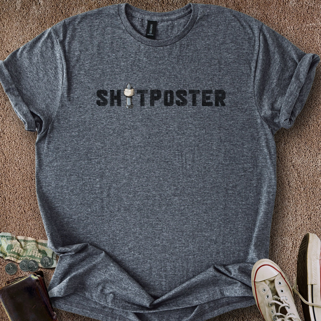 Printify T-Shirt Dark Heather / S Sh*tposter T-Shirt