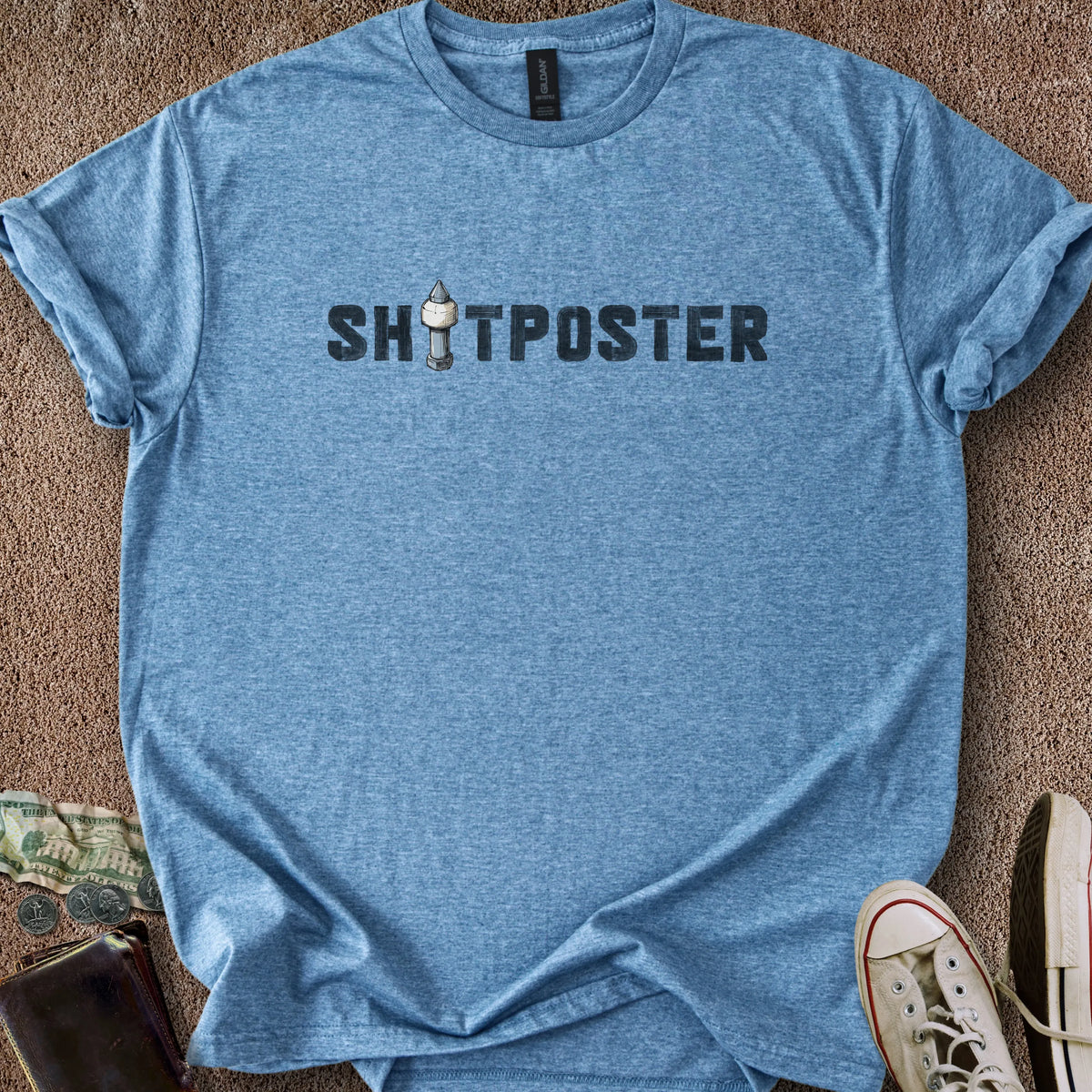 Printify T-Shirt Heather Indigo / S Sh*tposter T-Shirt