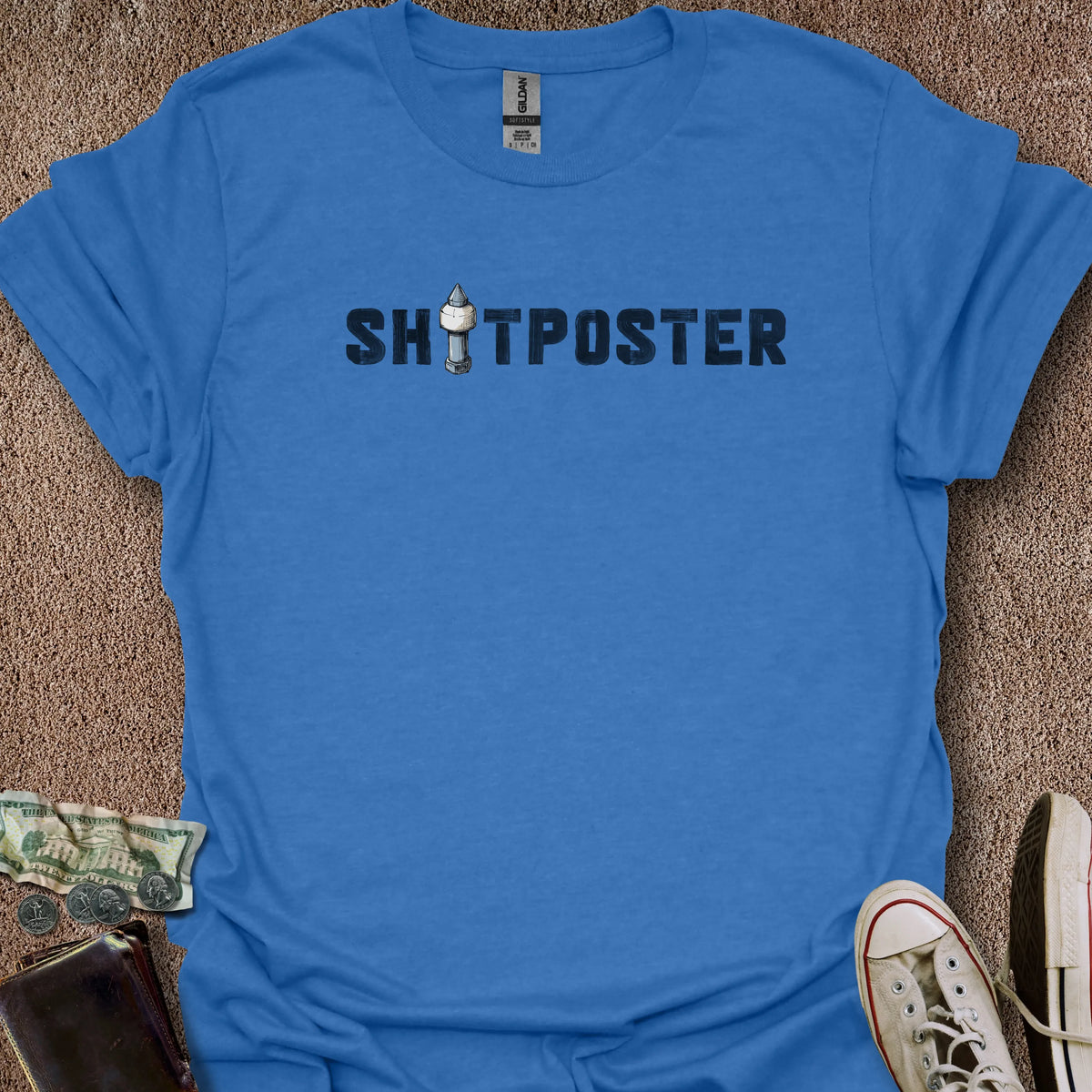 Printify T-Shirt Heather Royal / S Sh*tposter T-Shirt