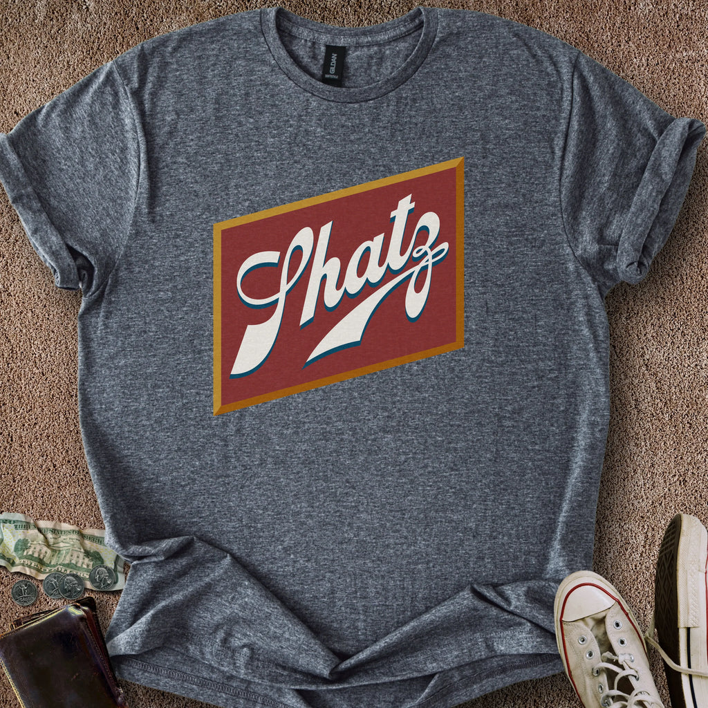 Printify T-Shirt Dark Heather / S Shatz Beer T-Shirt