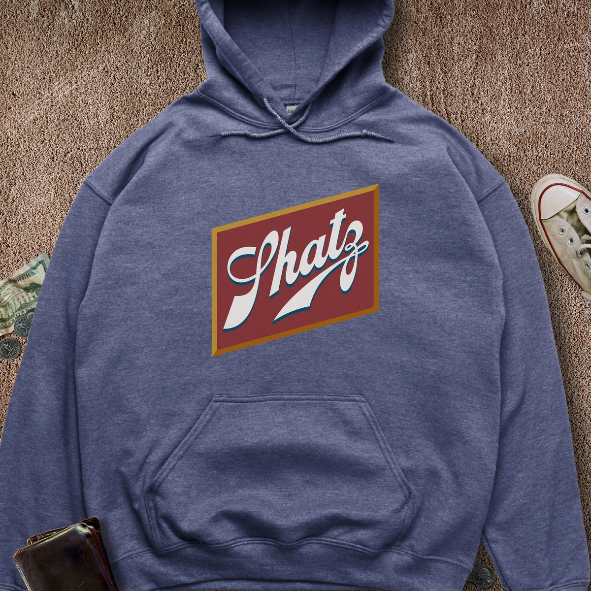 Printify Hoodie Heather Navy / S Shatz Hoodie