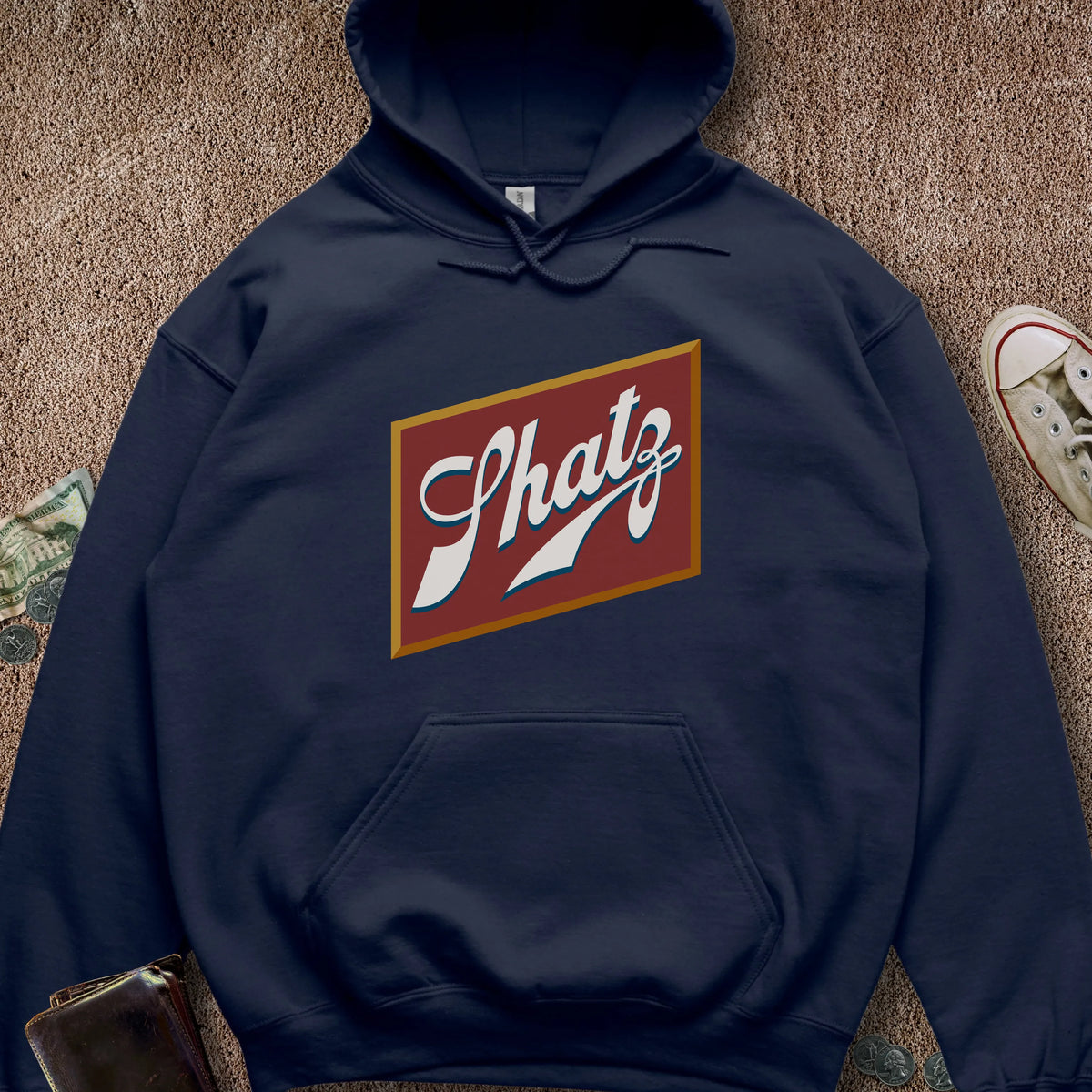 Printify Hoodie Navy / S Shatz Hoodie