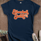 Printify T-Shirt S / Navy Silverball Savant Women's T-Shirt