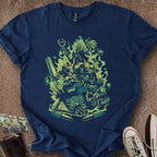 Printify T-Shirt Navy / S Skeletal Multiball T-Shirt