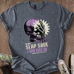 Printify T-Shirt Dark Heather / S Slapped Save T-Shirt