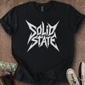 Printify T-Shirt Black / S Solid State T-Shirt